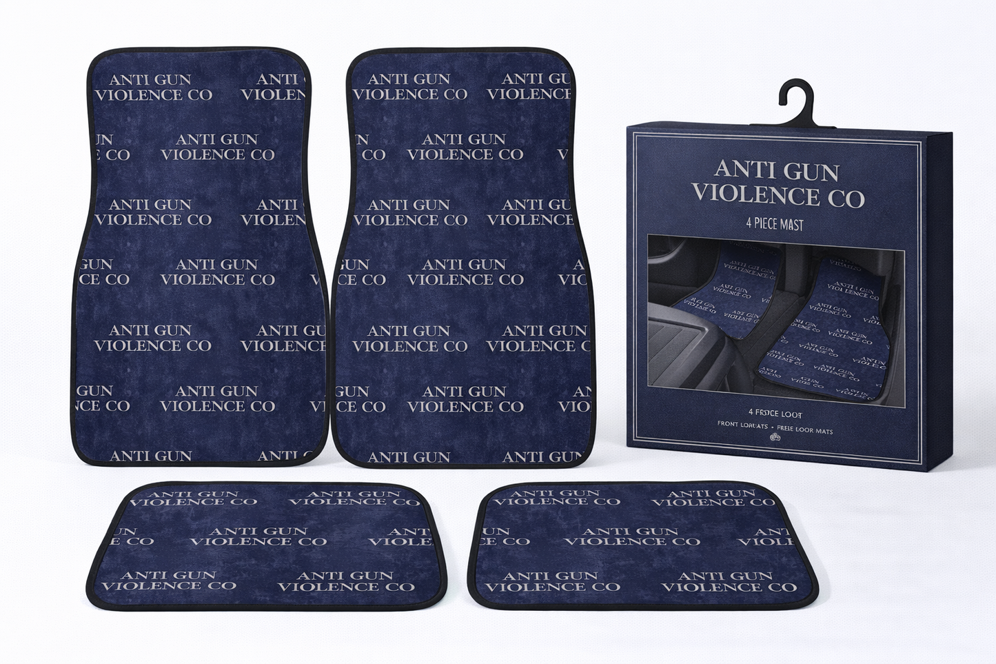 Anti Gun Violence Car Mats