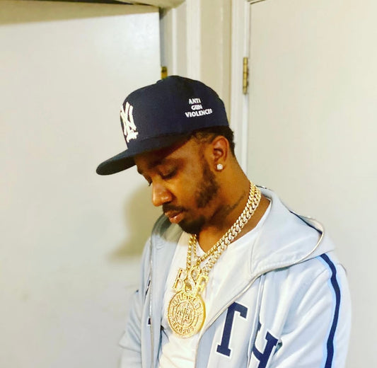 ANTI GUN VIOLENCE BLUE SNAPBACK