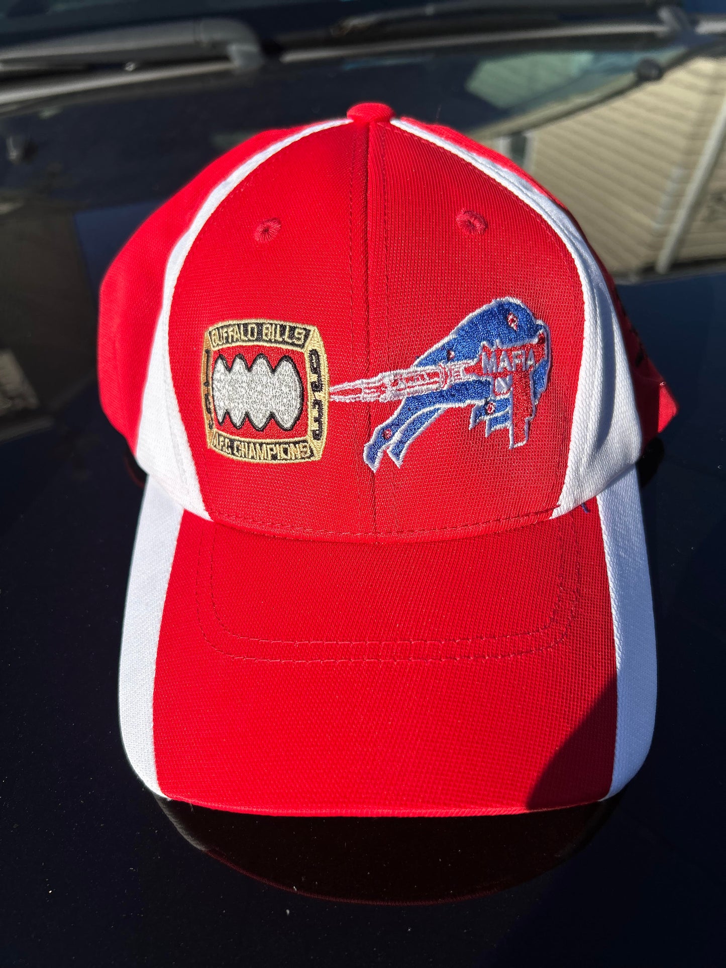 BUFFALO BILLS RED STRAP-BACK