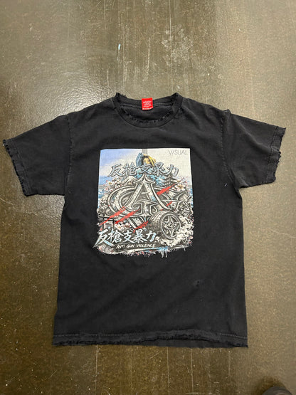 MED VINTAGE DISTRESSED ANTI TEE