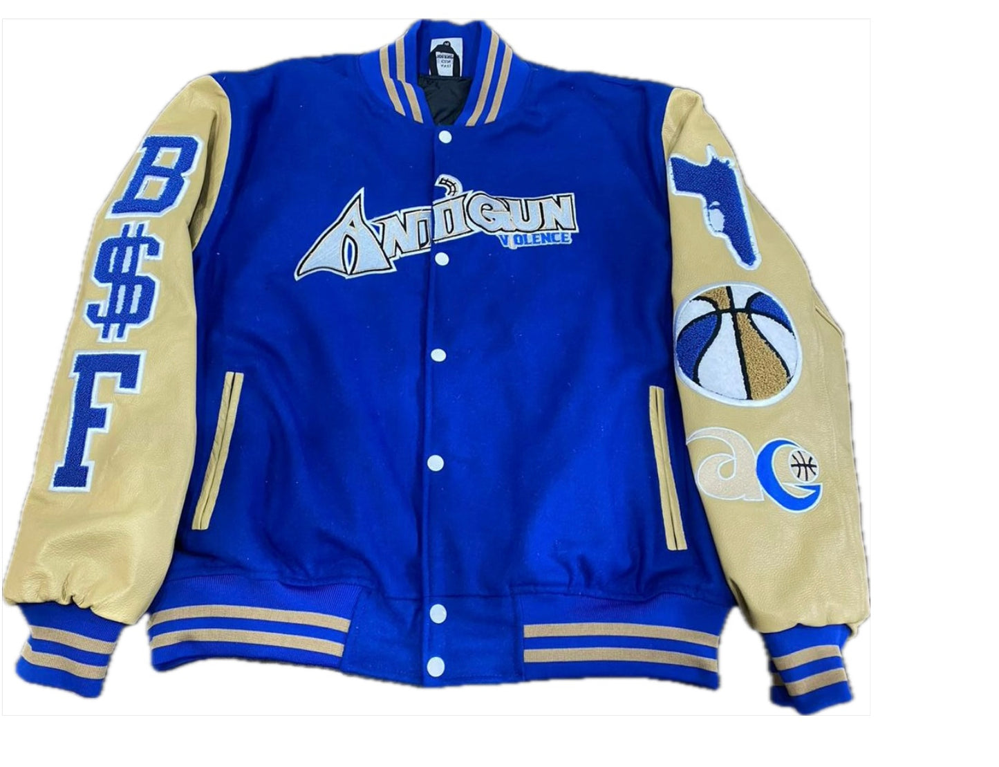 ANTI GUN VIOLENCE BSF COLLAB LETTERMAN