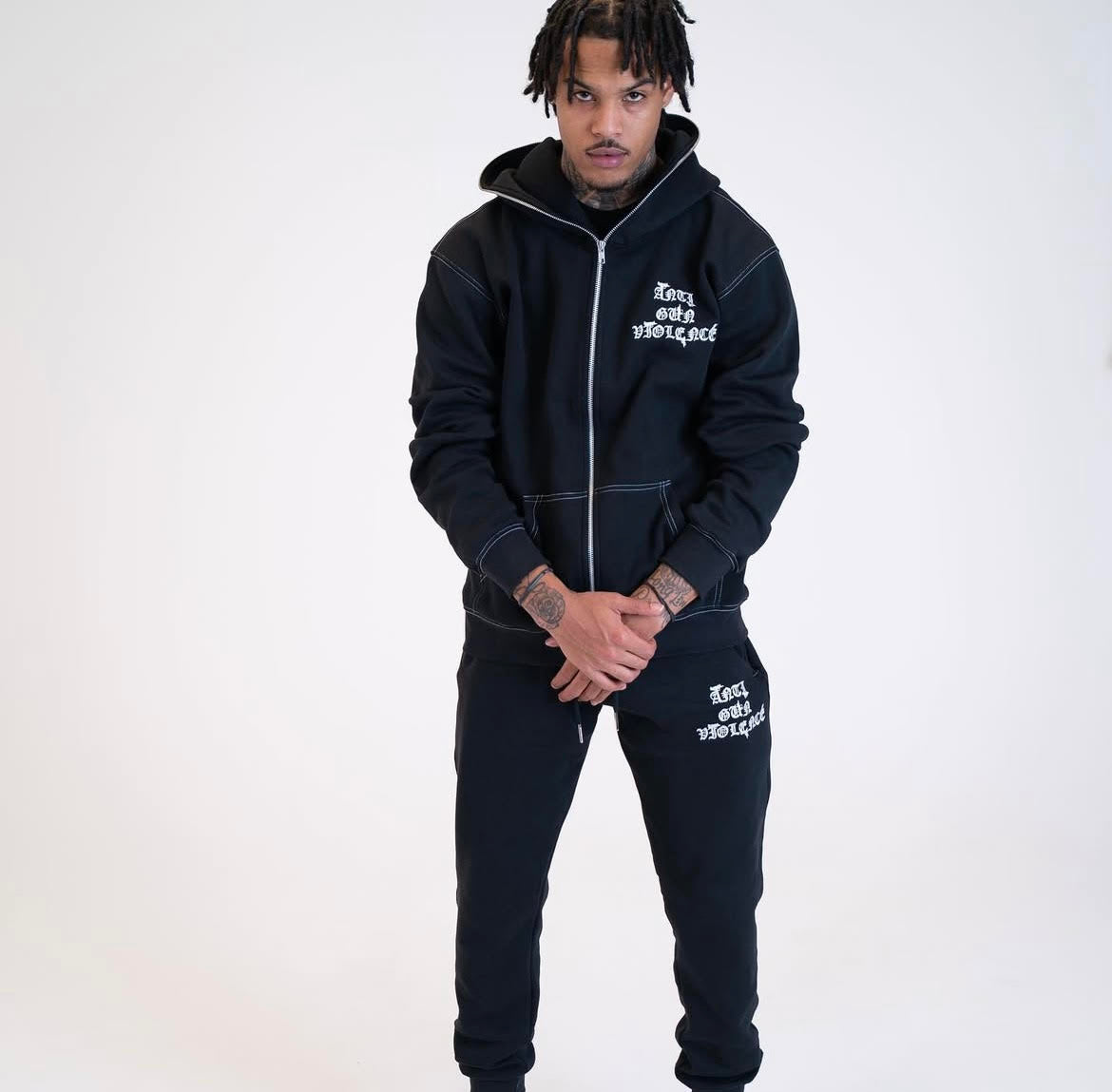 FULL ZIP ANTI GUN VIOLENCE SWEATSUIT
